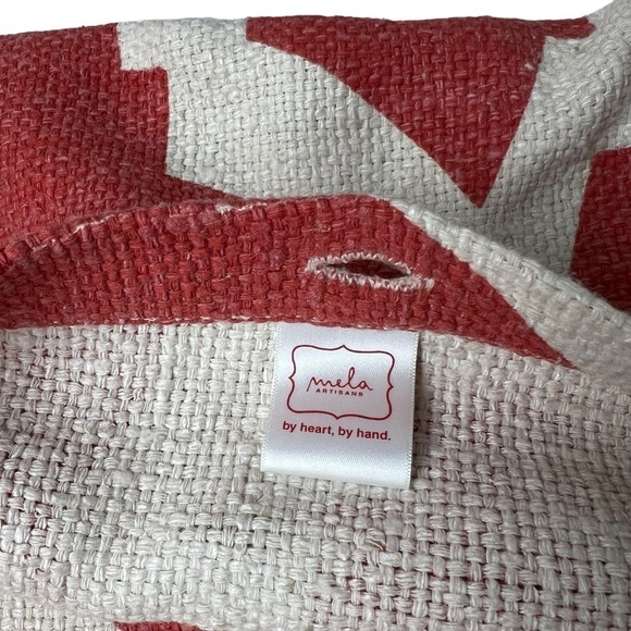 Mela Artisans Ikat Pillow **COVER 20 X 20 Pearly Button Closure NEW Square Throw - Picture 5 of 10